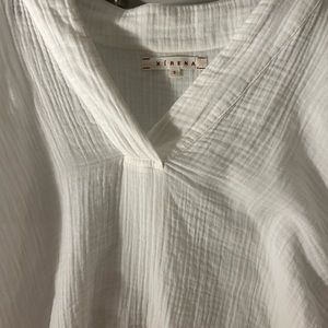 White linen blouse